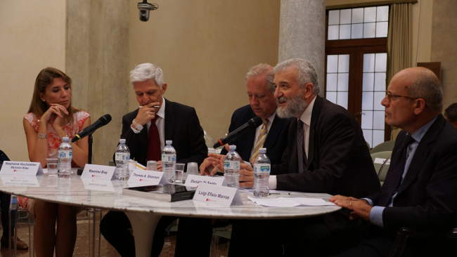 Stephanie Hochstetter, Massimo Bray, Thomas Shannon, Donato Di Santo e Luigi Marras