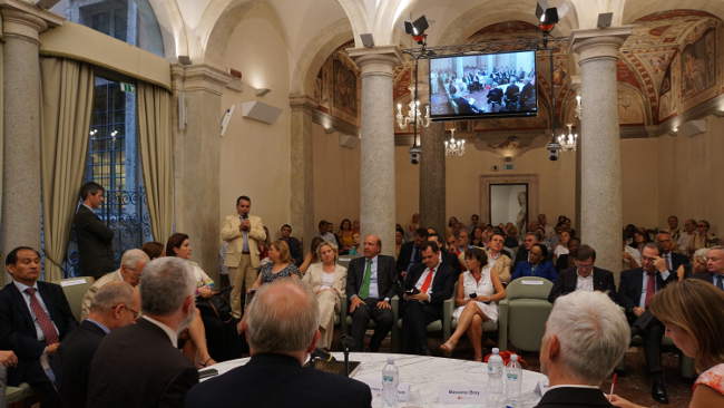 La sala Igea gremita di partecipanti