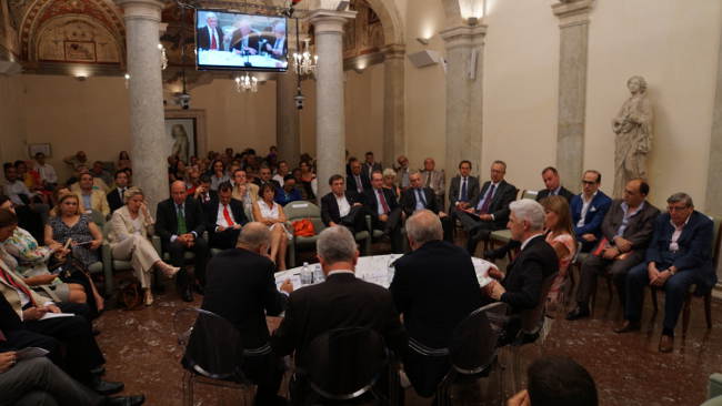 La sala Igea gremita di partecipanti