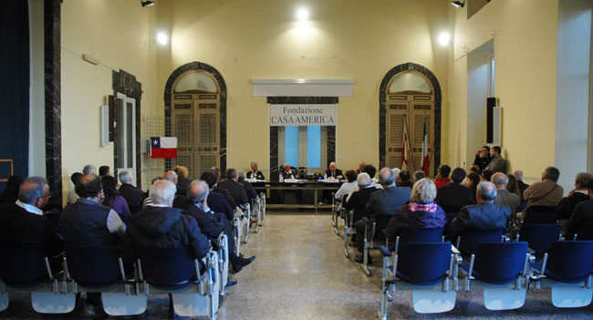 Il pubblico del convegno dell'11 ottobre a Genova