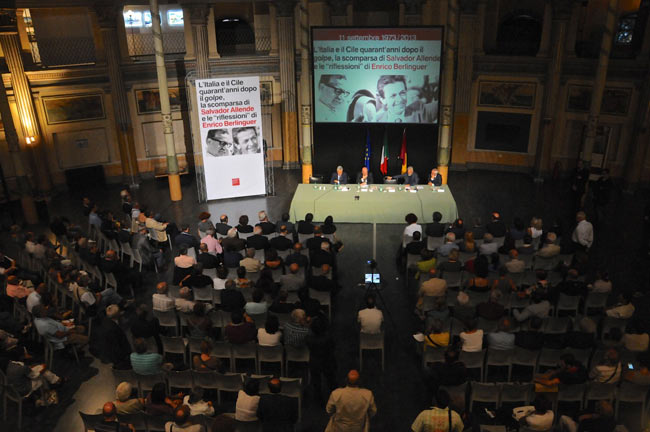 Una immagine della platea dell'incontro.