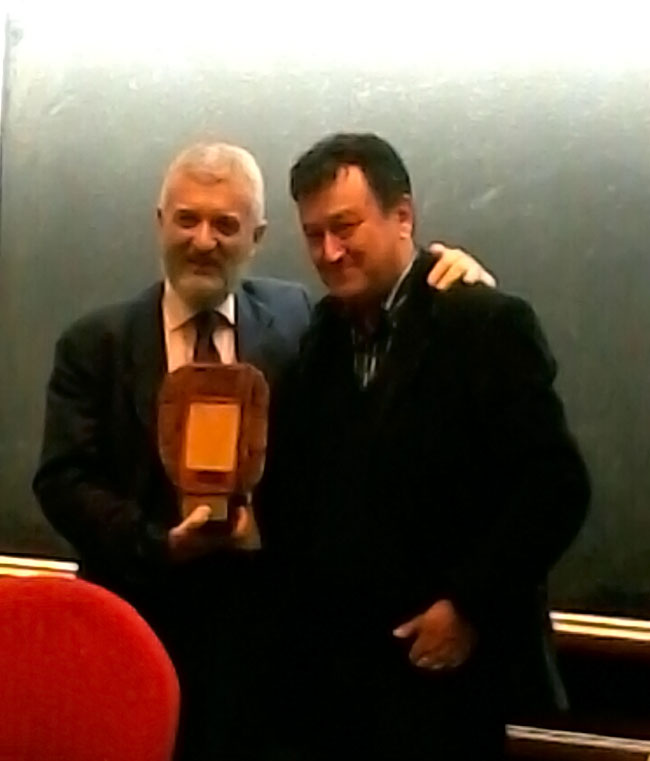 Trieste, 19 ottobre 2013, premio Salvador Allende a Donato Di Santo