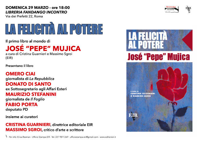 José Pepe Mujica 'La felicità al potere'