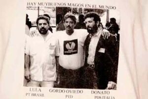 1993. CON LULA E EL GORDO OVIEDO REPUBBLICA DOMINICANA